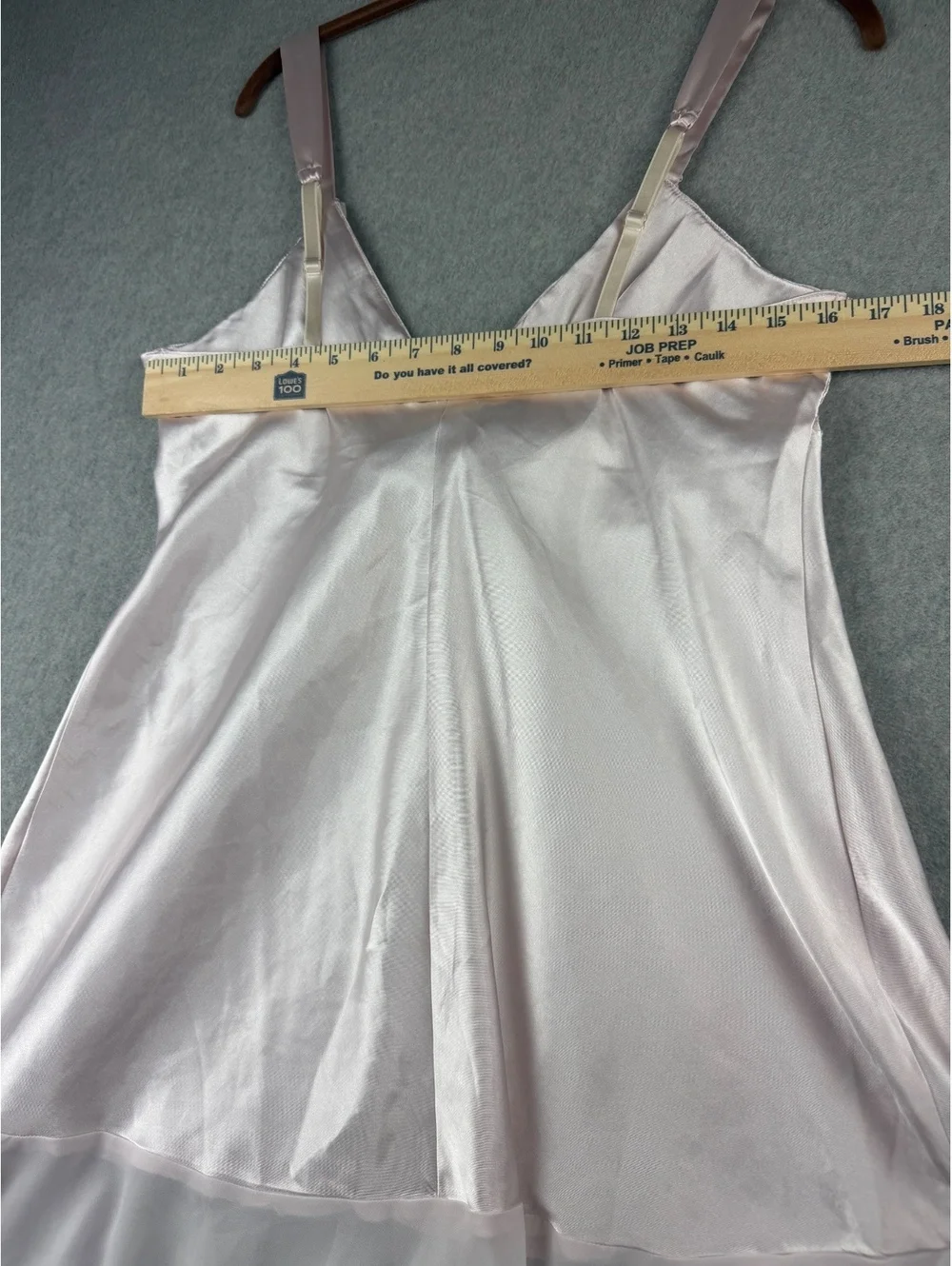 Linea Donatella Pink Satin Babydoll Chemise L Lace Ruffle Y2K Coquette Lingerie
